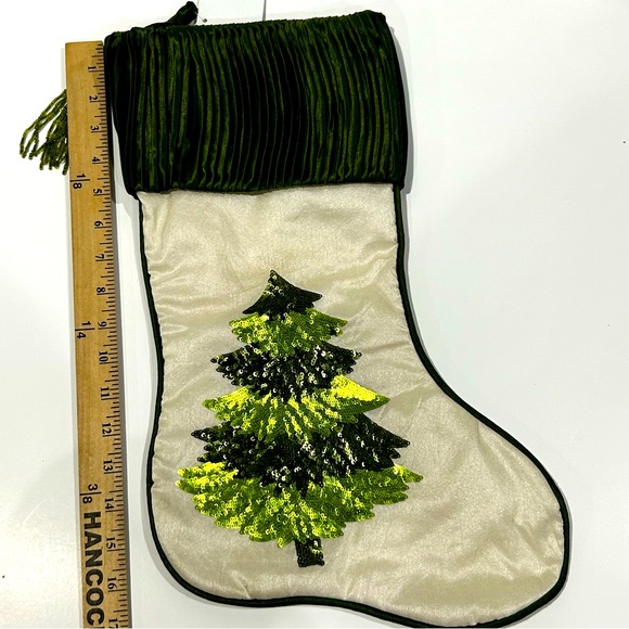 Christmas Stocking with Sequins - Picture 8 of 9